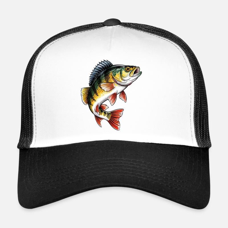 Barsch Angeln Trucker Cap