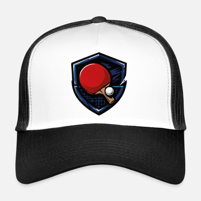 Tischtennis Shield mit Ball Trucker Cap