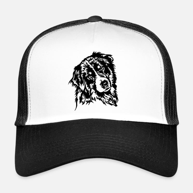 Berger Australien Aussie Dog Canine Wilsigns Casquette trucker 