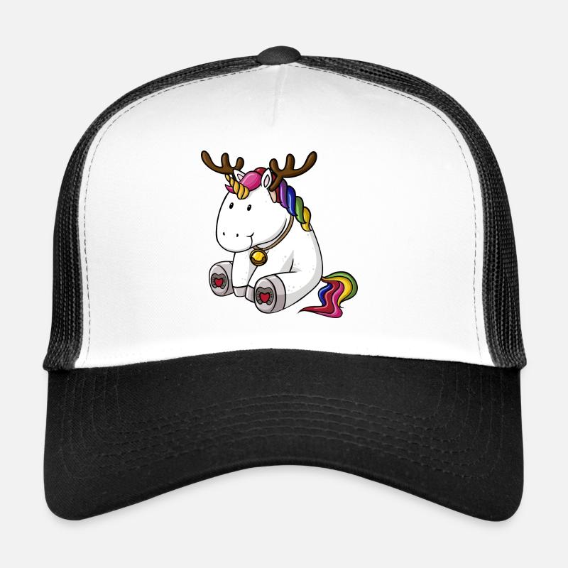 Licorne de Noël Casquette trucker 
