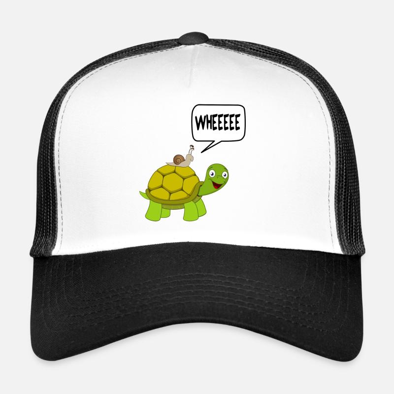 WHEEEE snail Trucker Cap