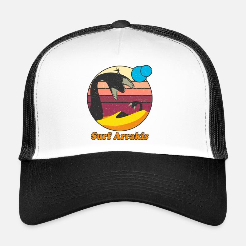 Surf Arrakis Retro Grafik Trucker Cap