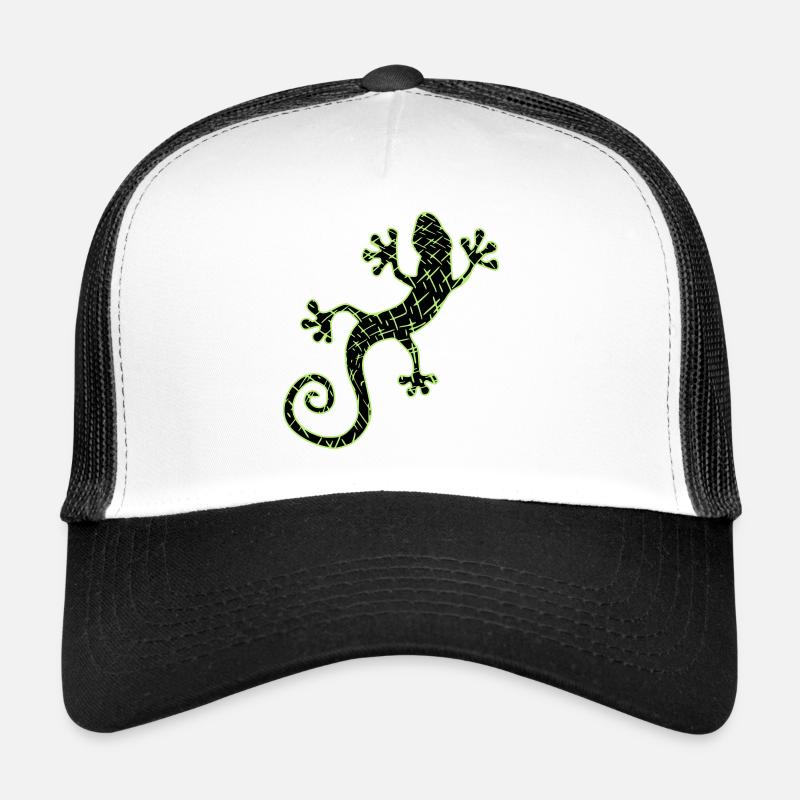 Gekko vert et noir Casquette trucker 