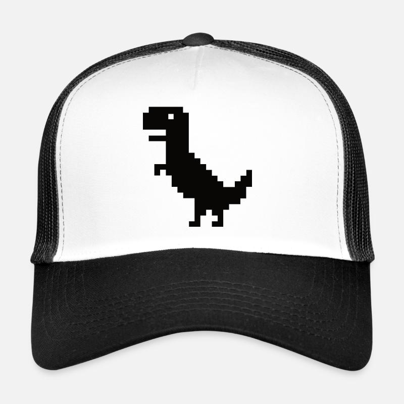 Internet dinosaurs black Trucker Cap