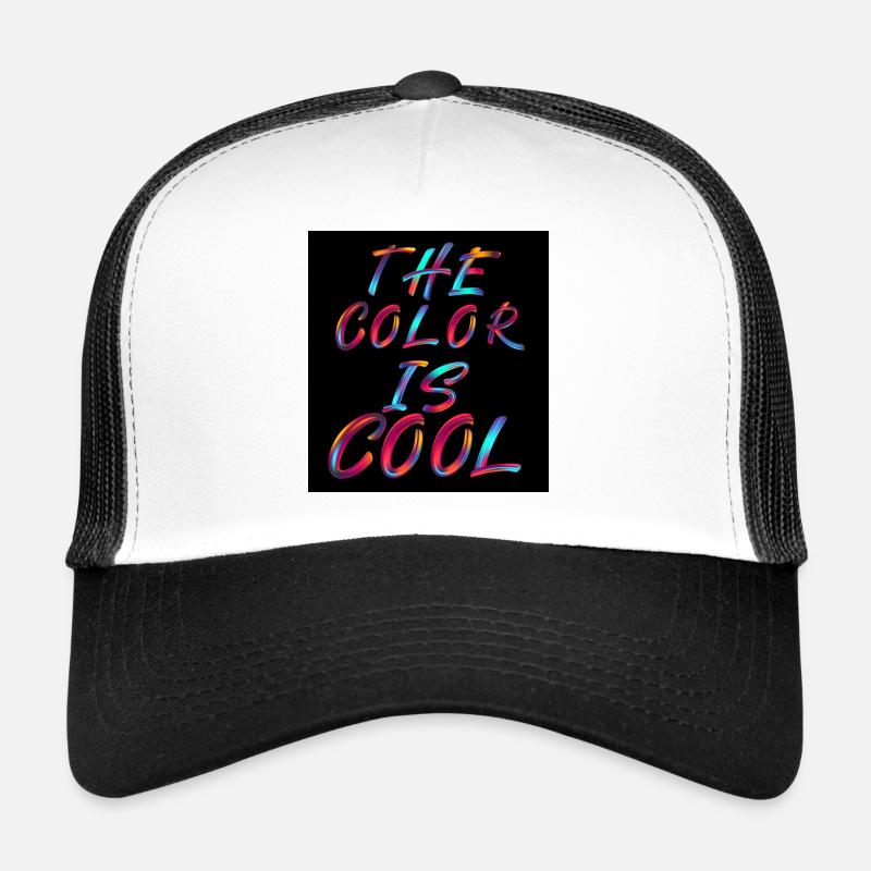 thème coloré, image en couleur Casquette trucker 