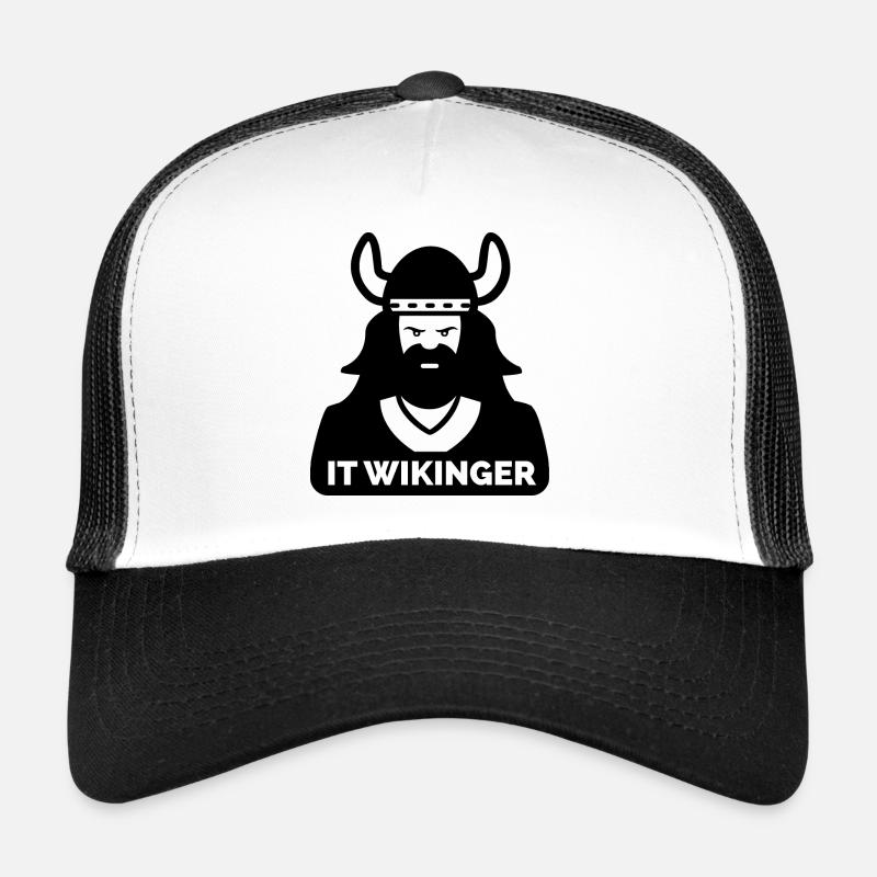 IT Wikinger 2 - Trucker Cap - Weiß/Schwarz