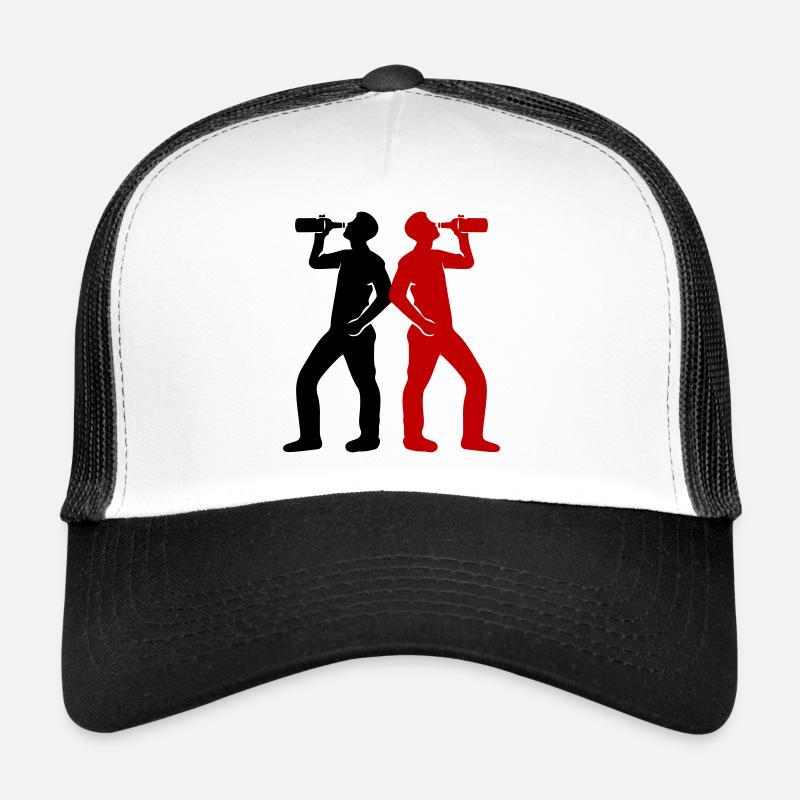 Trinker Bier Silhouette Trucker Cap
