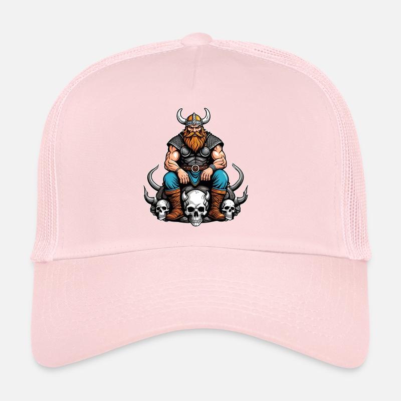Vikings avec des crânes Casquette trucker 
