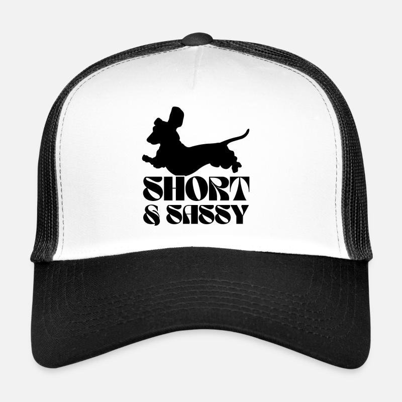 Teckel Chien Teckel Race de chien Teckel Casquette trucker 