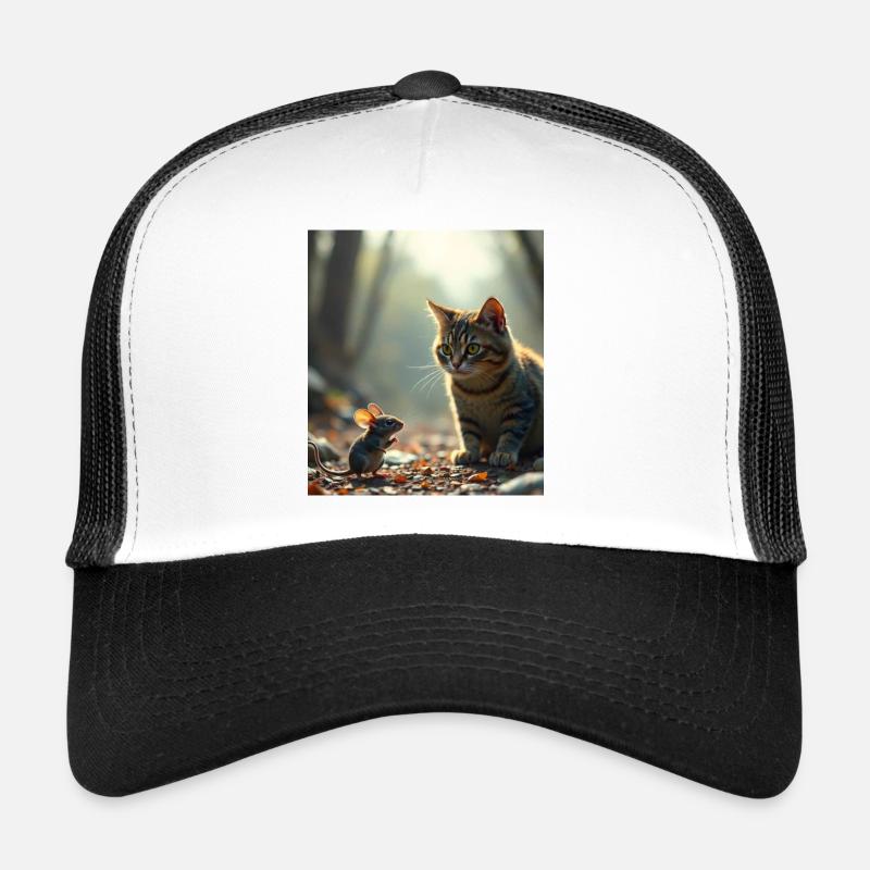 Didimaus69 - Trucker Cap - Weiß/Schwarz