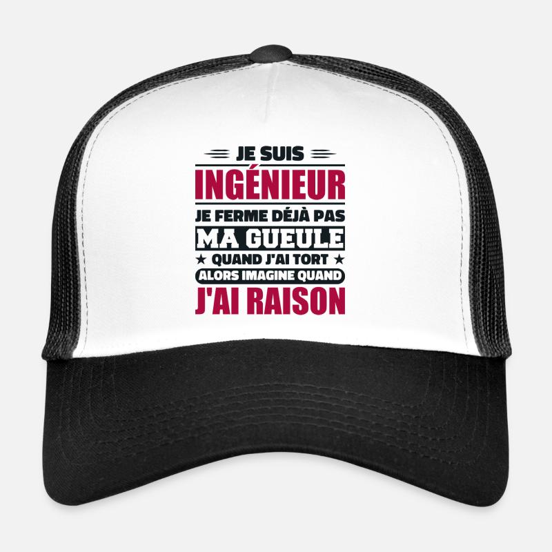 Engineer Humor Gift Student Engineer Trucker Cap