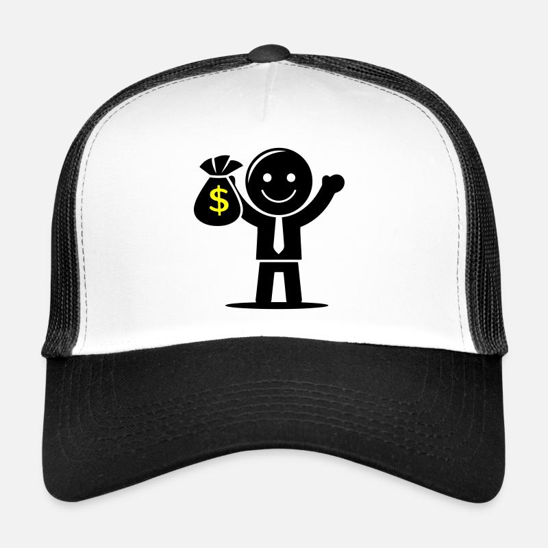 Argent Cash Hustle Sac d’argent Casquette trucker 