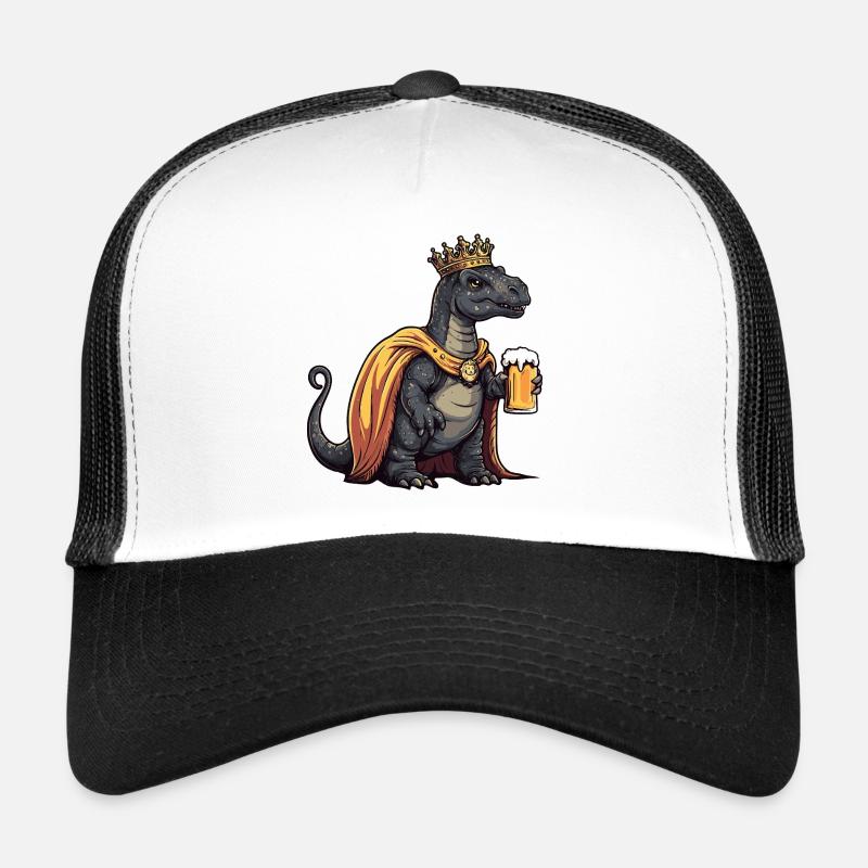 Dinosaurier brontosaurus Bier Lustig Trucker Cap