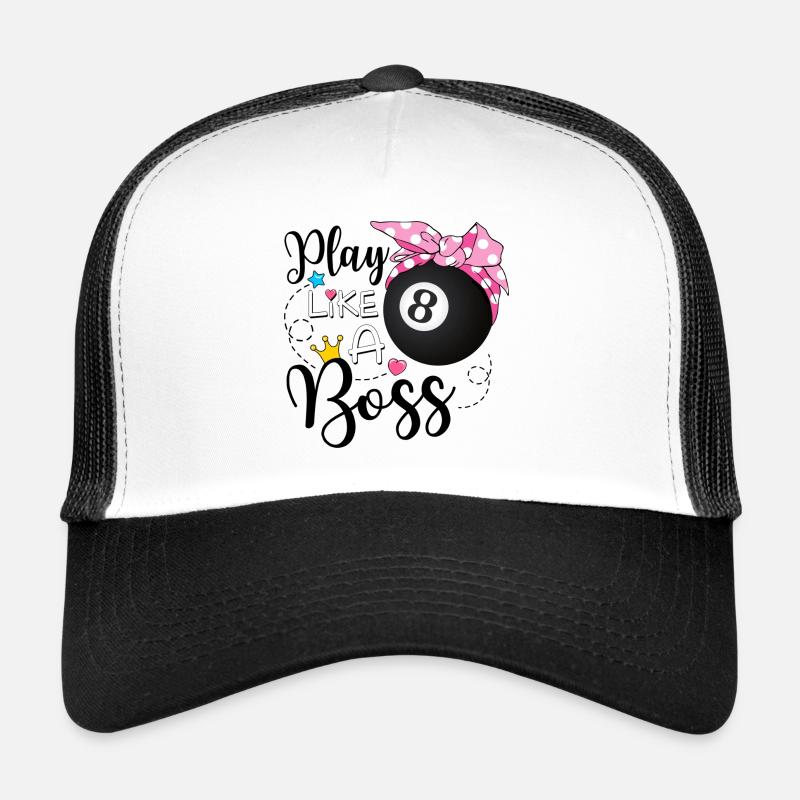 Jouez comme une piscine boss Casquette trucker 