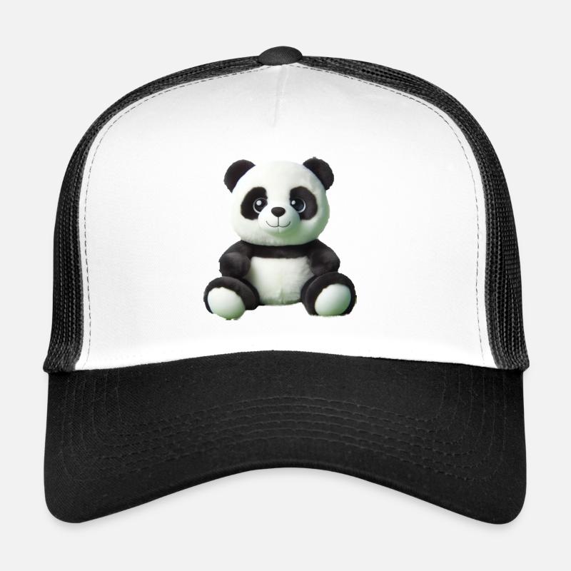 Panda - Trucker Cap - Weiß/Schwarz