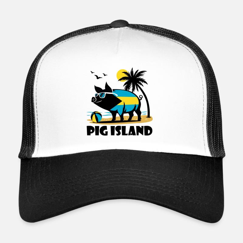 Die Insel des Schweins Trucker Cap