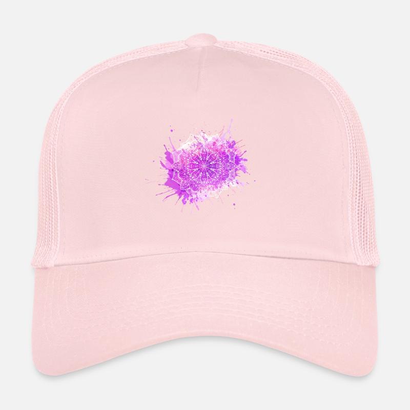 Mandala - Lila Casquette trucker 