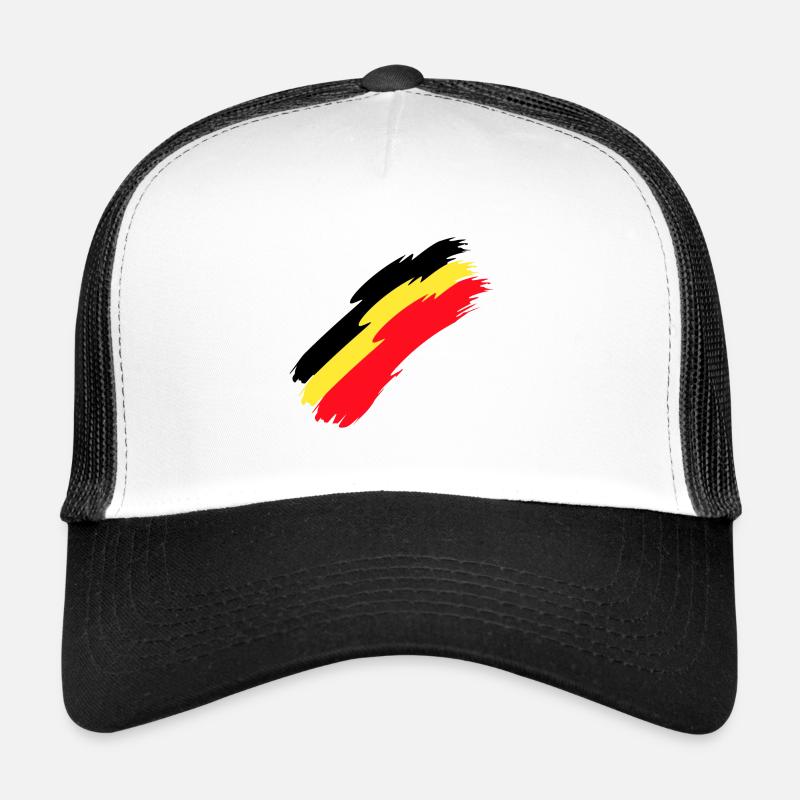 Belgium flag flag colors Trucker Cap