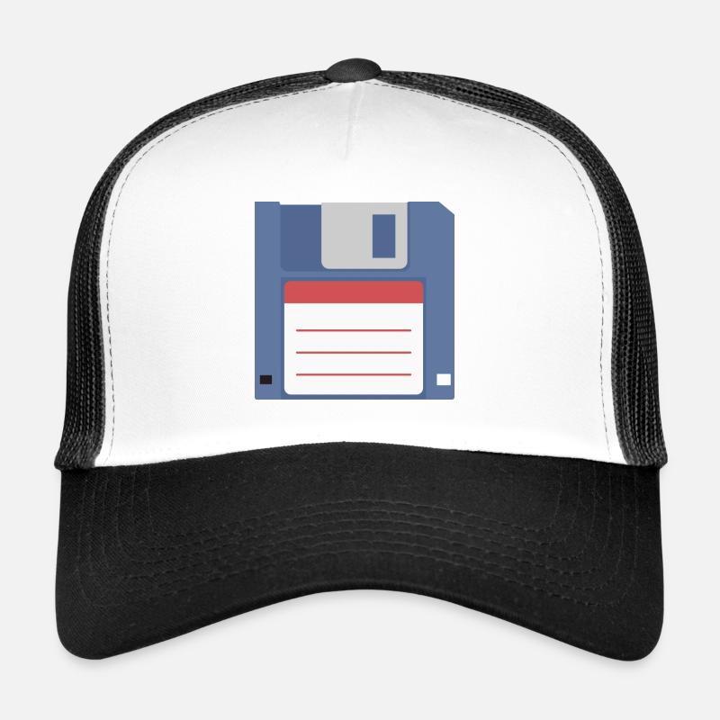 Floppy 3 5 Zoll Diskette front Trucker Cap