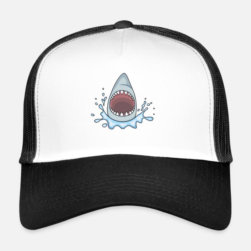 SHARK FISH TEETH Trucker Cap