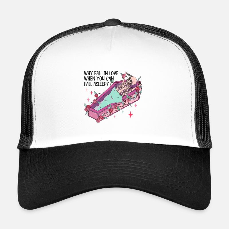 Anti Valentinstag Herz Liebe Geschenkidee Horror Trucker Cap