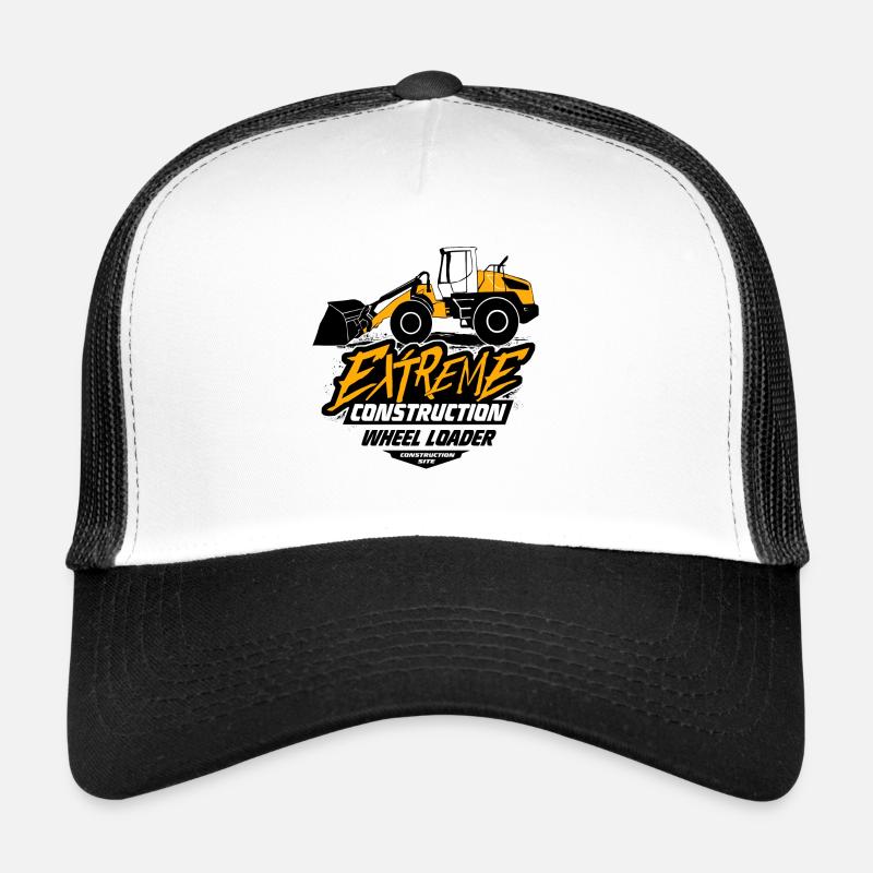 Chargeuse sur pneus Casquette trucker 