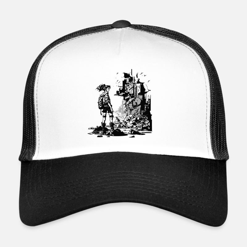 Düstere Sci-Fi Welt mit einer einzigen Heldin Trucker Cap