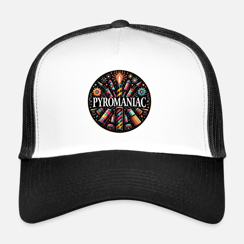 Pyrotechnie Feu d’artifice Feu d’artifice Nouvel An Casquette trucker 