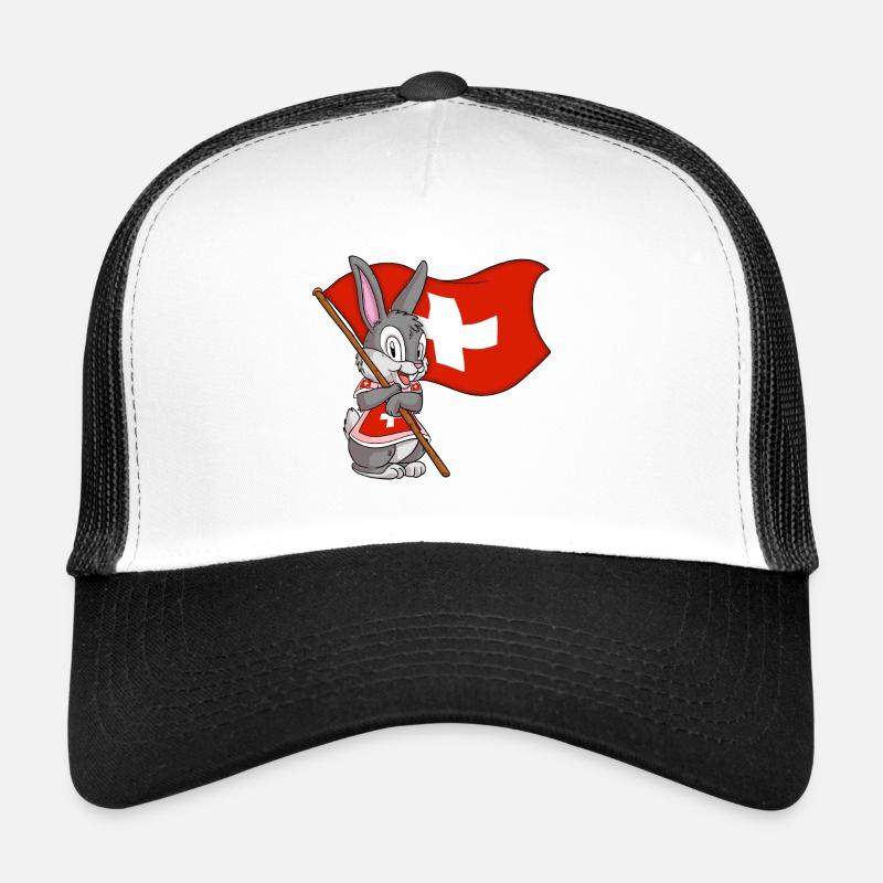 Swiss Rabbit Trucker Cap