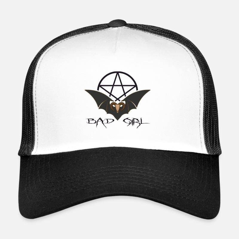 Gothic Ästhetik black BAD GIRL dark wave Trucker Cap