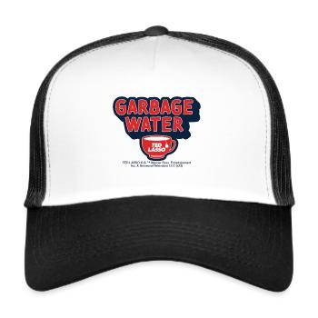 Ted Lasso Garbage Water Mit Teetasse - Trucker Cap - Weiß/Schwarz - Vorne