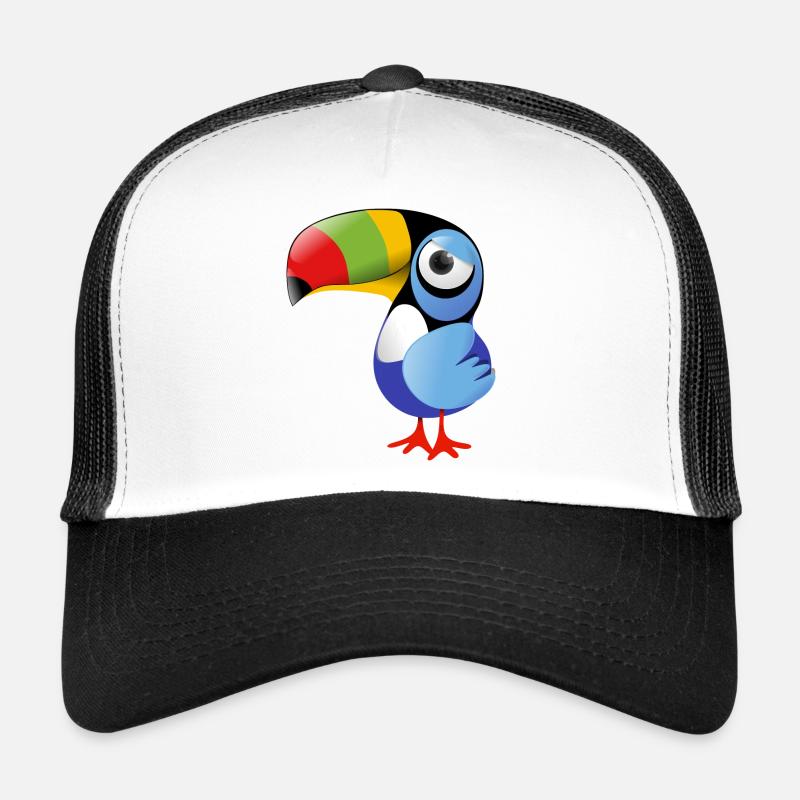 Toucan - Trucker Cap - white/black