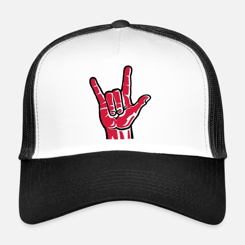 Devil Rock Hand - Pommesgabel (short) 2c Trucker Cap