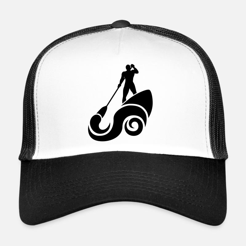 SUP & Wave - Trucker Cap - white/black