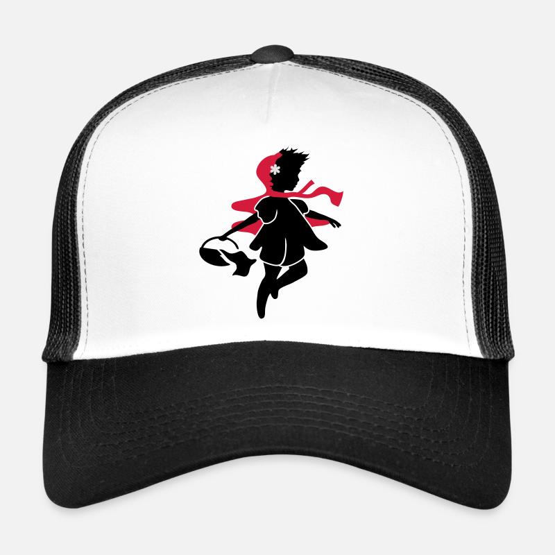 Le petit chaperon rouge sur le chemin de la Casquette trucker 