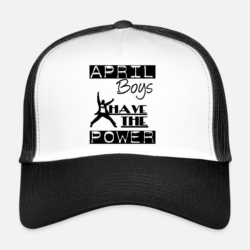 April Boys - Trucker Cap - white/black