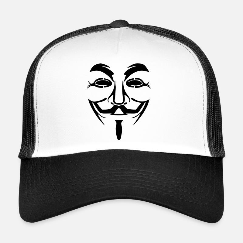 ANONYMOUS - Trucker Cap - Weiß/Schwarz