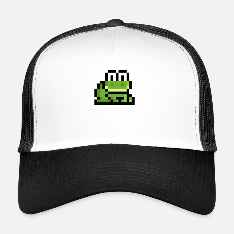 Retro frog - Trucker Cap - white/black