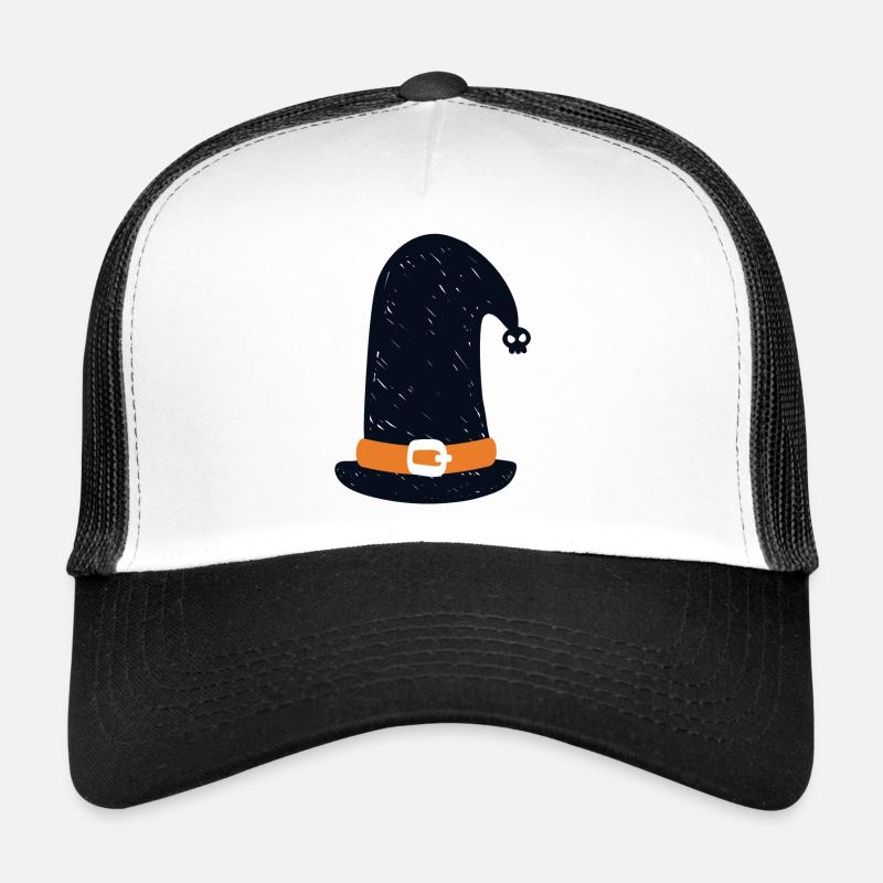 hexenhut - Trucker Cap - Weiß/Schwarz
