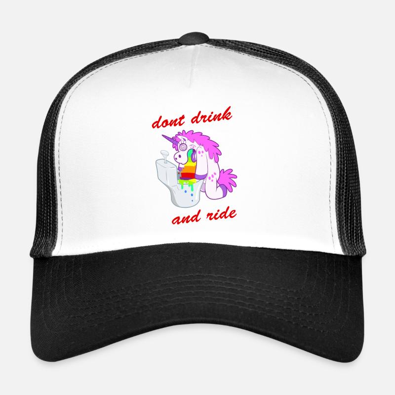 dont drink and ride unicorn Trucker Cap