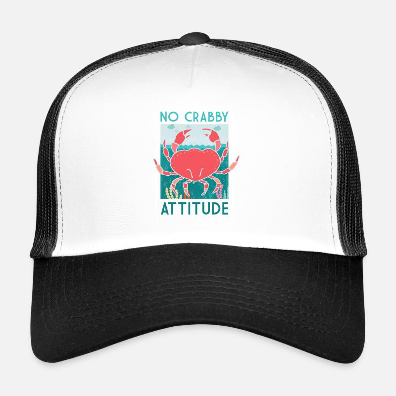 Crabe crabe crustacés idée de cadeau Casquette trucker 