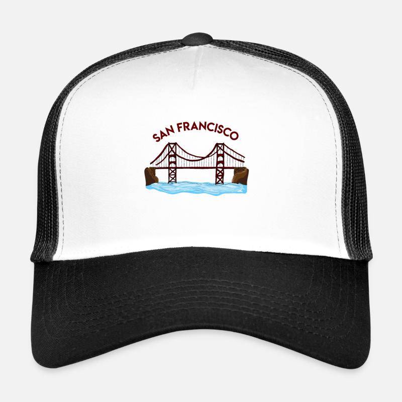 Аttractions 3000000000 - Casquette trucker  - blanc/noir