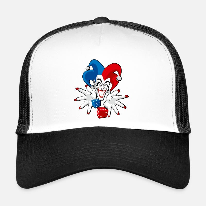 Joker - Trucker Cap - Weiß/Schwarz