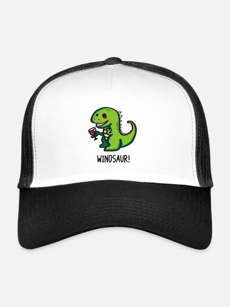 Winosaurier - Trucker Cap - Weiß/Schwarz
