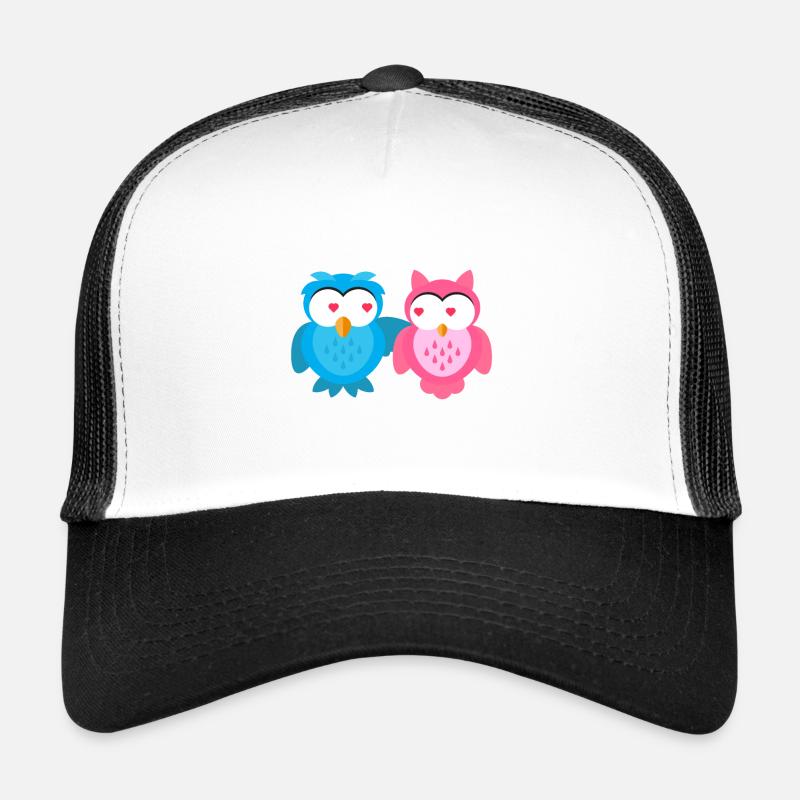 Kindermotiv verliebt Eulen Kindershirt Eule Trucker Cap