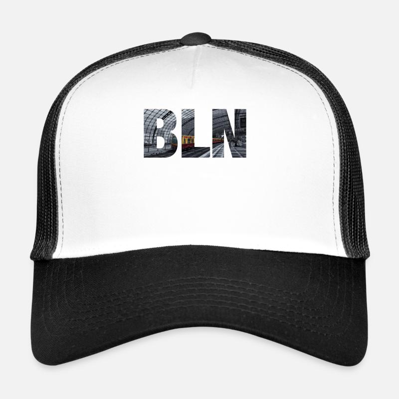 Berlin BLN 030 S-Bahn Geschenk - Trucker Cap - Weiß/Schwarz