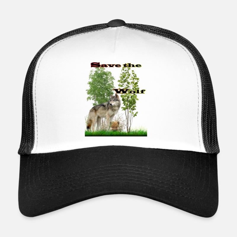 wolf 2 Trucker Cap