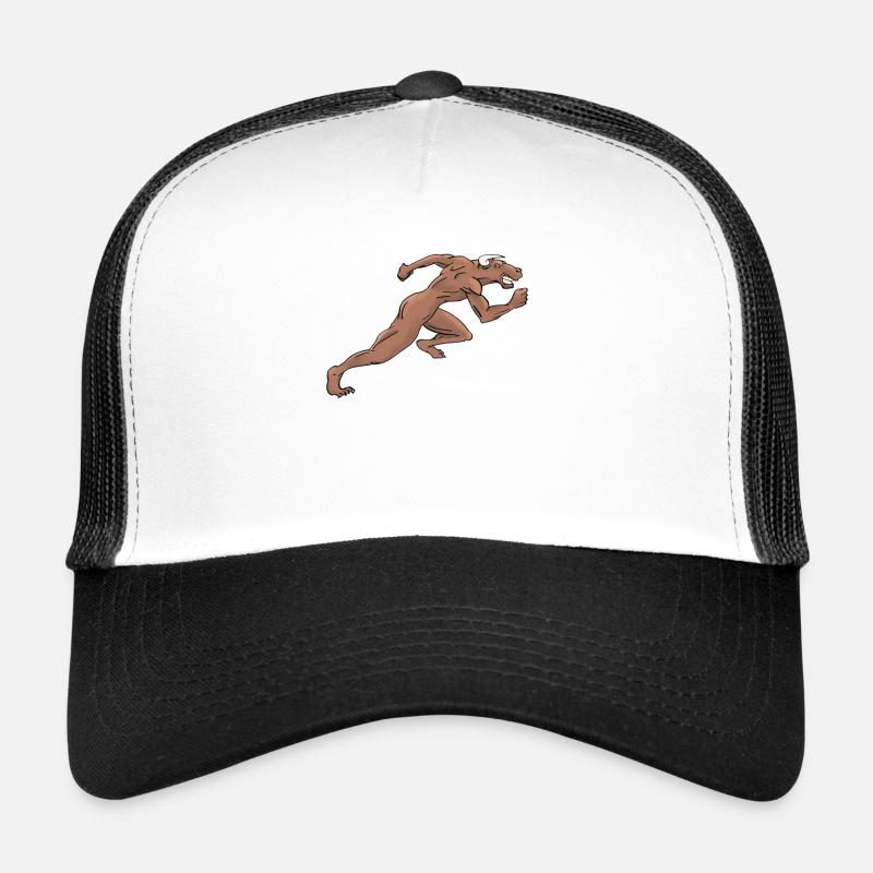 Sprinter sprint runner running jogging sport bull Trucker Cap