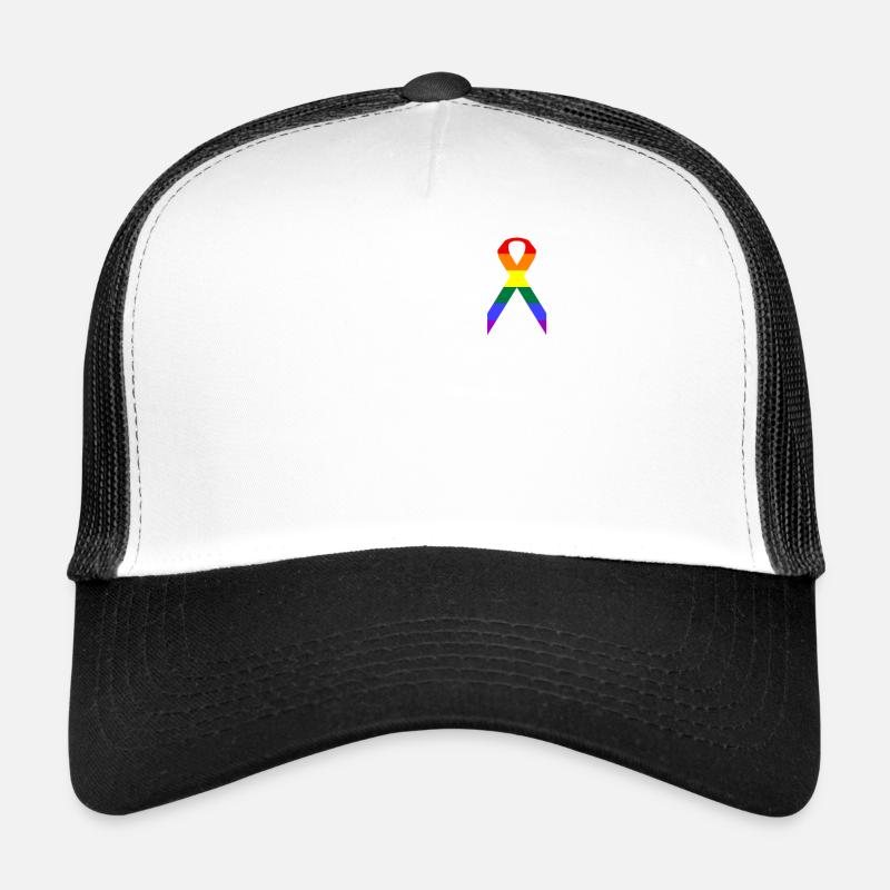 Drapeau arc-en-ciel Casquette trucker 