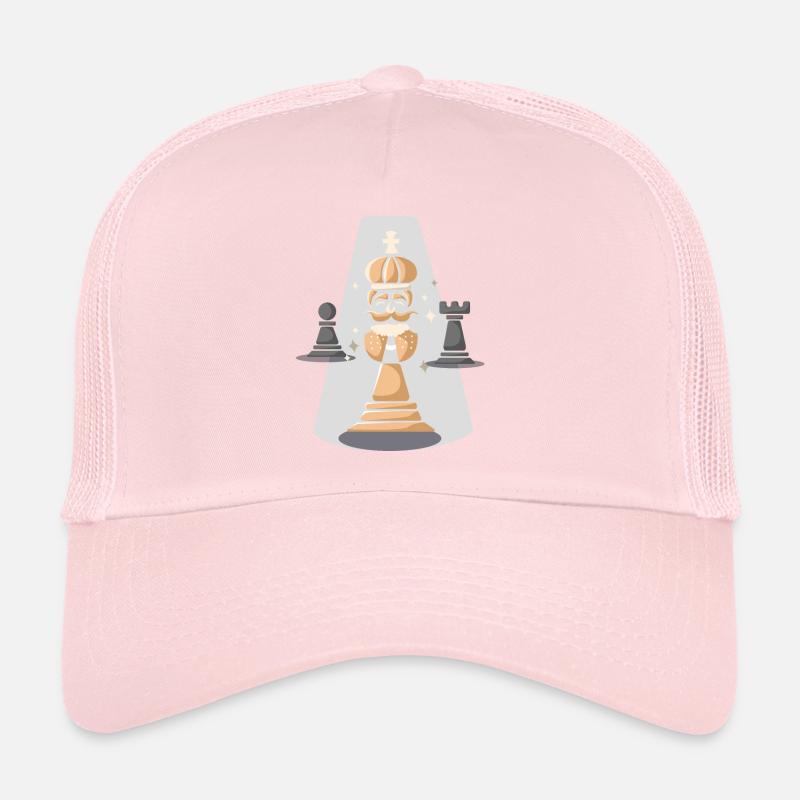 Roi d'échecs joueur d'échecs Casquette trucker 